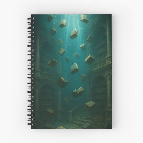 Item preview, Submerged Library designed and sold by AbstractAnom.