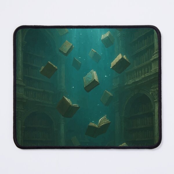 Item preview, Submerged Library designed and sold by AbstractAnom.