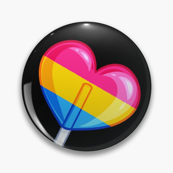 Item preview, Pansexual Heart Lollipop designed and sold by Artimanx.
