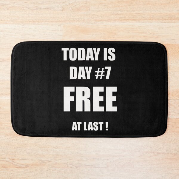 Item preview, Funny Quitting Shirt – Day 7 – Free at Last! designed and sold by SexyDigitalArt.