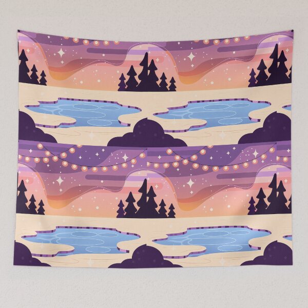 Item preview, “Magical Twilight by the Lake” designed and sold by ART ATTACK ZONE.