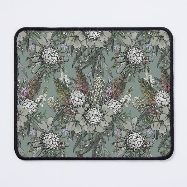Item preview, Sage Wild Bush Flower Bouquet - Protea & Grevillea by Jo Story designed and sold by Sketchbook Designs.