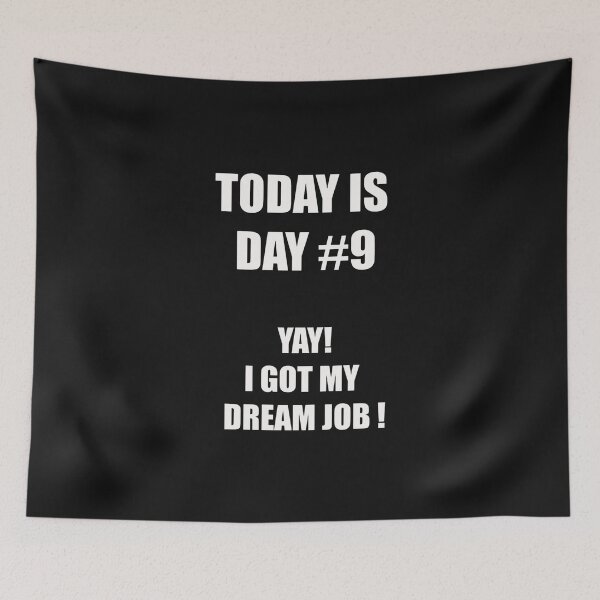 Item preview, Yay! I Got My Dream Job – Funny & Positive Shirt for Career Wins designed and sold by SexyDigitalArt.