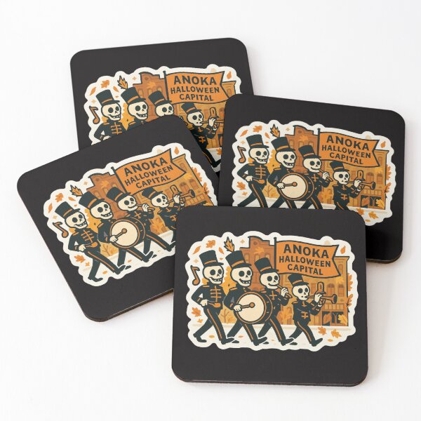 Item preview, Anoka Skeleton Parade – Halloween Capital Marching Band Sticker designed and sold by Nathan28ings.