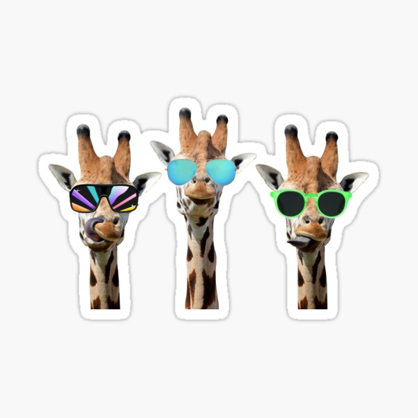 Artikel-Vorschau von Giraffe trägt eine Sonnenbrille, designt und verkauft von TinaMS123.