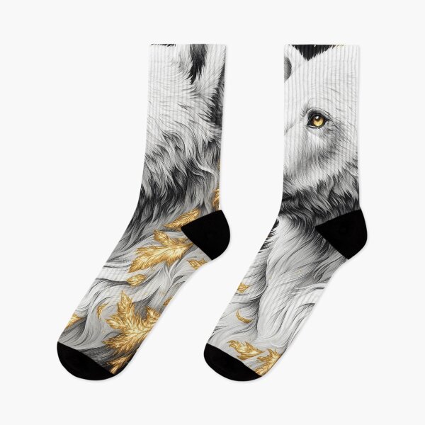 Item preview, Portrait Animal Polar Bear Eternal Winter Golden Leaf Aurora Celestial Majesty designed and sold by earlobejerk.