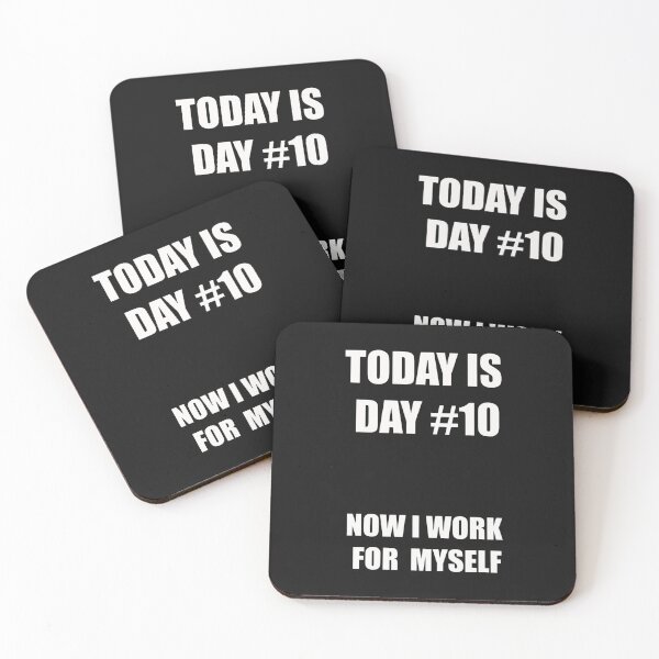 Item preview, Funny Entrepreneur Shirt – Day 10 – Now I Work for Myself designed and sold by SexyDigitalArt.