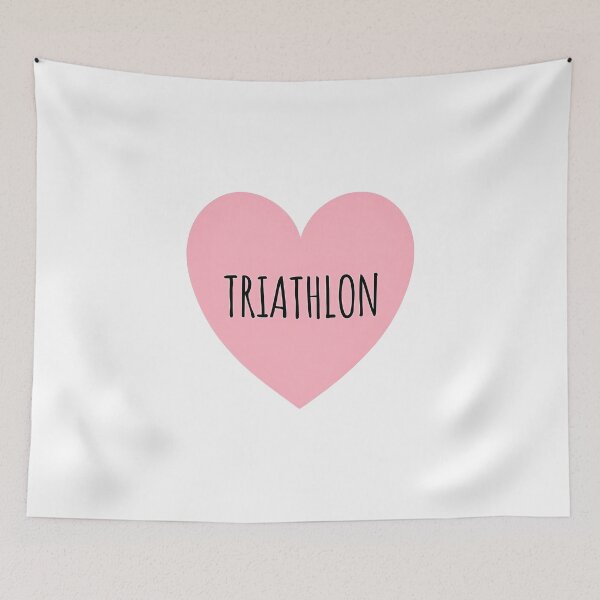 Item preview, I Heart Triathlon  designed and sold by CharmStudio.