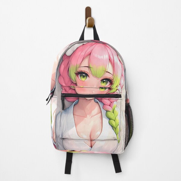 Item preview, Mitsuri Kanroji Demon Slayer Anime White Robe Pink Braids Sweet Glow designed and sold by earlobejerk.