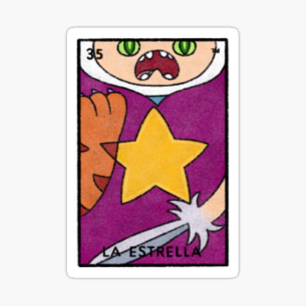 Item preview, Adventure Time Loteria - La Estrella/Wizard Finn designed and sold by Stineosaur.