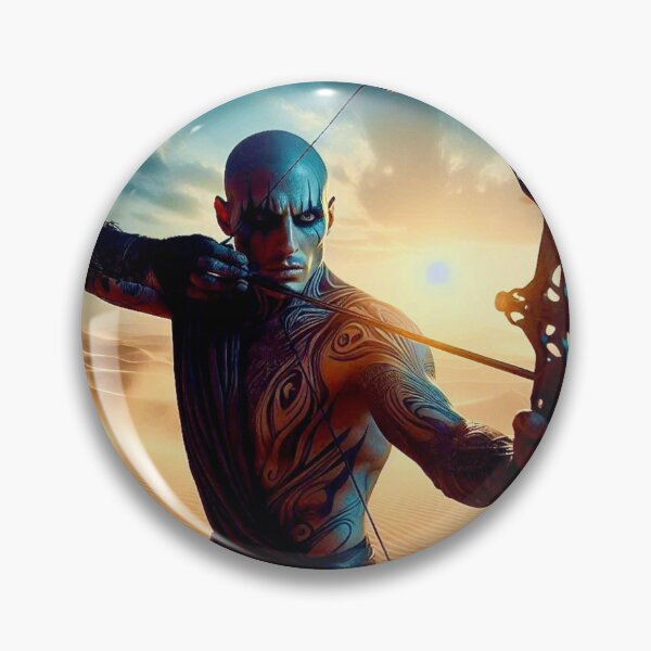 Item preview, Title: Mystic Desert Archer Art Print designed and sold by Ghost Archer Illusions.