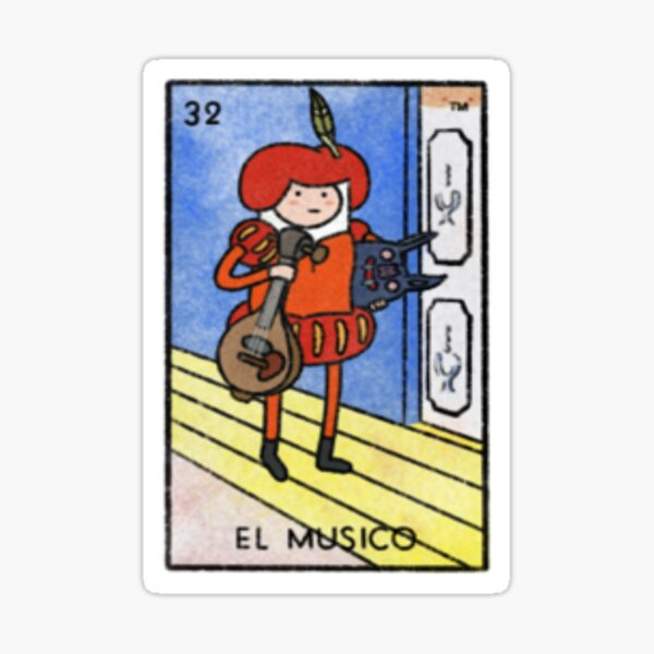 Item preview, Adventure Time Loteria - El Musico/Lute Suit designed and sold by Stineosaur.