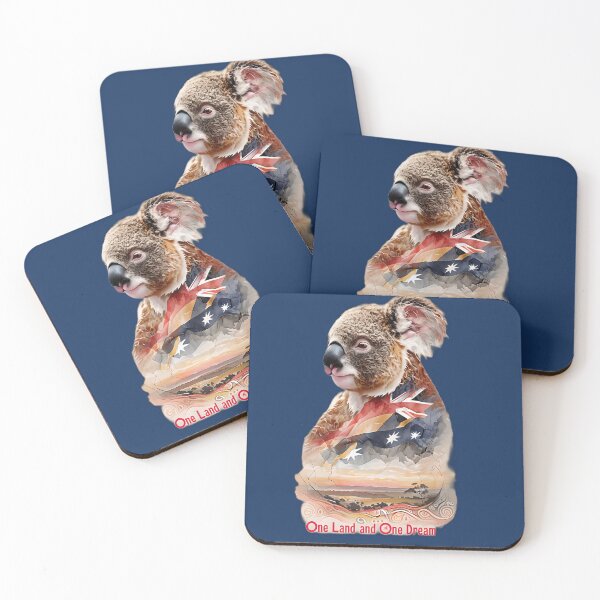 Item preview, One Land and One Dream - Aboriginal Inspired Koala designed and sold by ArtisticDesignsbyLinda.
