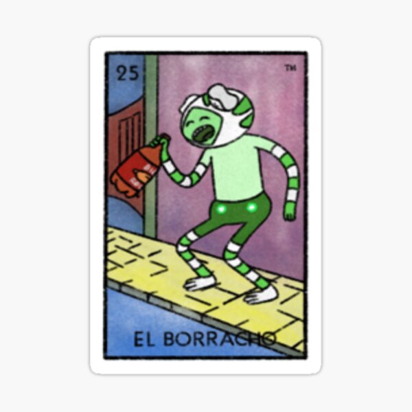 Item preview, Adventure Time Loteria - El Borracho/Candy Fern designed and sold by Stineosaur.