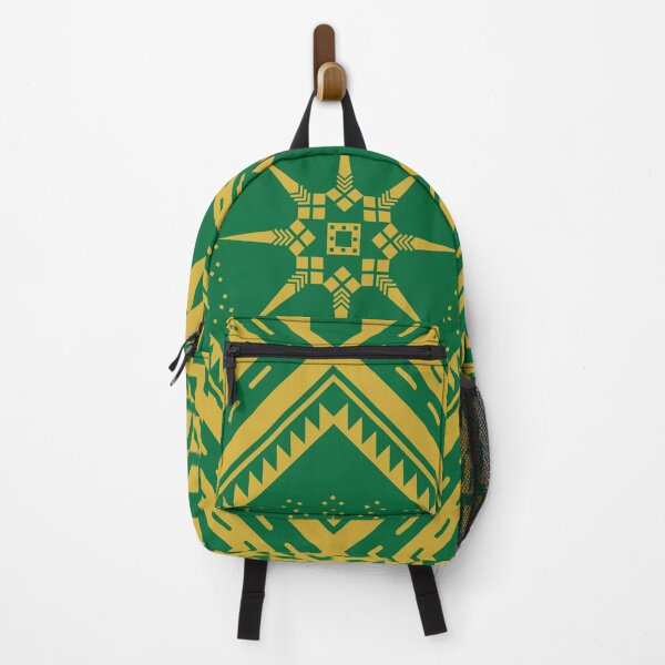 Item preview, Green and Yellow Tribal Medallion Seamless Pattern designed and sold by jimmeboem.