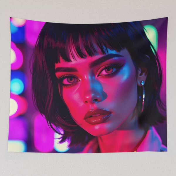 Item preview, Glitchpop Beauty Portrait designed and sold by FabTragedy.