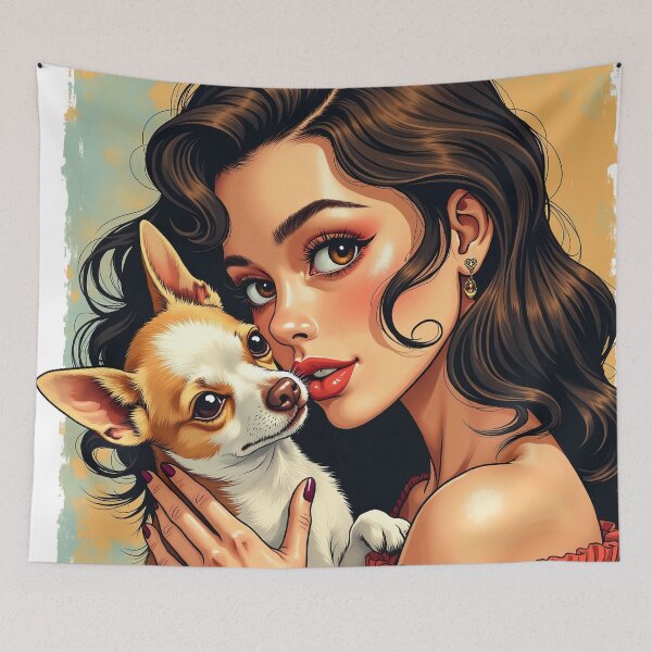 Item preview, Doggy Love, Chihuahua Heart designed and sold by JonelleTshirts.