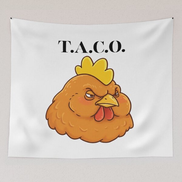 Item preview, T.A.C.O. – Trump Always Chickens Out designed and sold by LyssasMindArt.