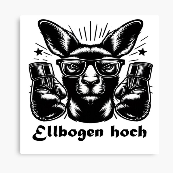 Artikel-Vorschau von Ellbogen hoch – Känguru mit Haltung, designt und verkauft von Mariacristina1.