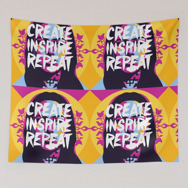 Item preview, Title: “Inspire and Innovate through Vibrant Portrait” designed and sold by ART ATTACK ZONE.