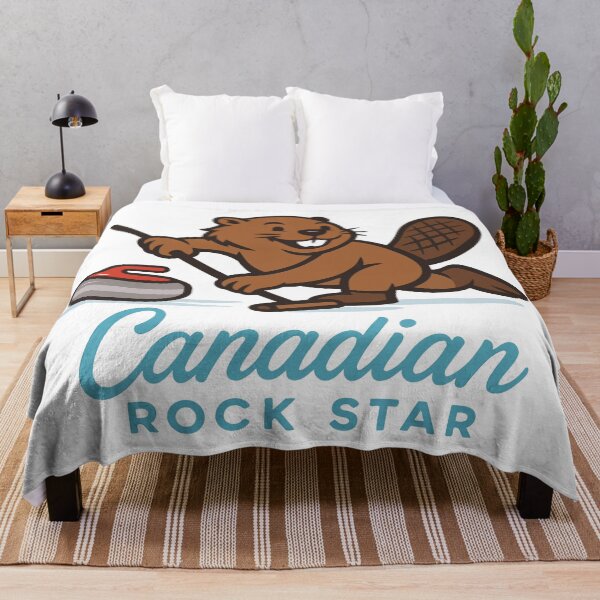 Item preview, Canadian Rock Star Beaver Curling designed and sold by retrographics.