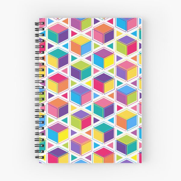 Aperçu de l'œuvre cubes colorés créée et vendue par FunEyeDesign.