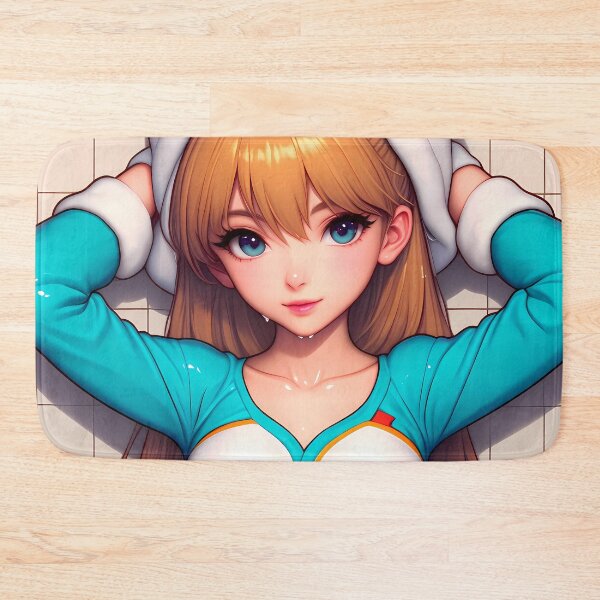 Item preview, Asuka Langley Soryu Neon Genesis Evangelion Shower Suit Playful Hoodie Anime Girl designed and sold by nabutayatsen5.