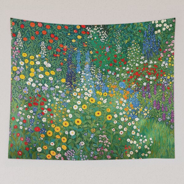 Item preview, Gustav Klimt Flower Garden designed and sold by maniacfitness.