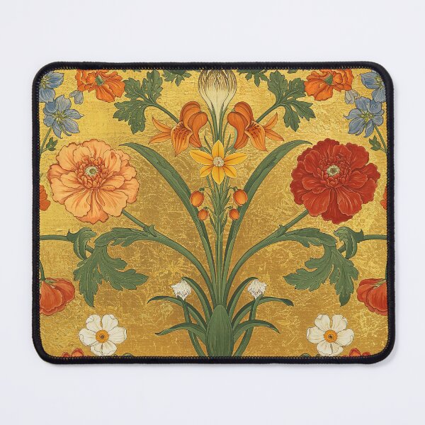Aperçu de l'œuvre Fleurs de Gustav Klimt créée et vendue par maniacfitness.