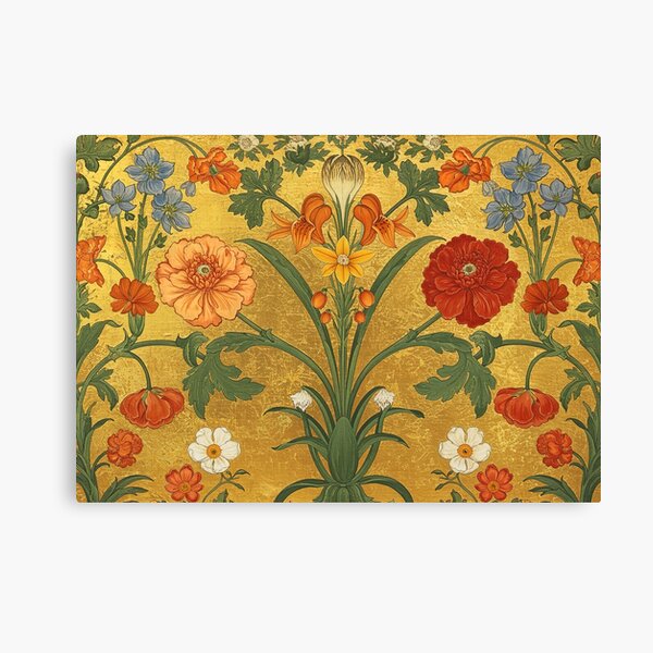 Aperçu de l'œuvre Fleurs de Gustav Klimt créée et vendue par maniacfitness.