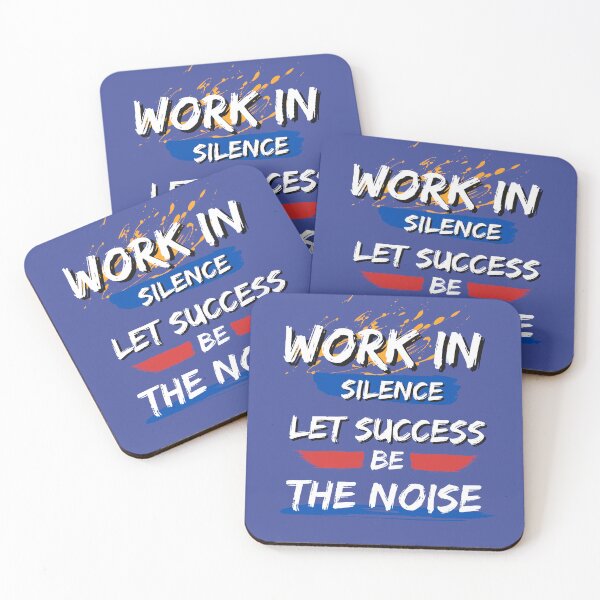 Item preview, Work in Silence, Let Success Be The Noise designed and sold by BeeStylishTees.