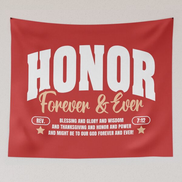 Item preview, HONOR Forever & Ever | Revelation 7:12 designed and sold by Marellyssv.