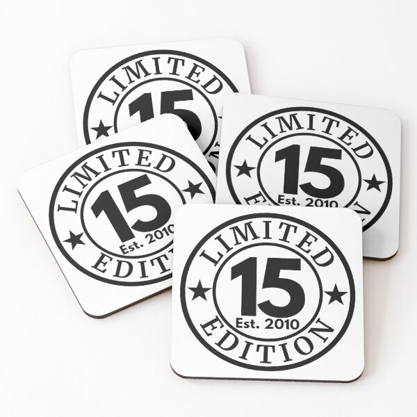 Item preview, Limited 15 Edition 2010 | 15th Birthday Celebration | Vintage Anniversary Design designed and sold by highflycrafts.