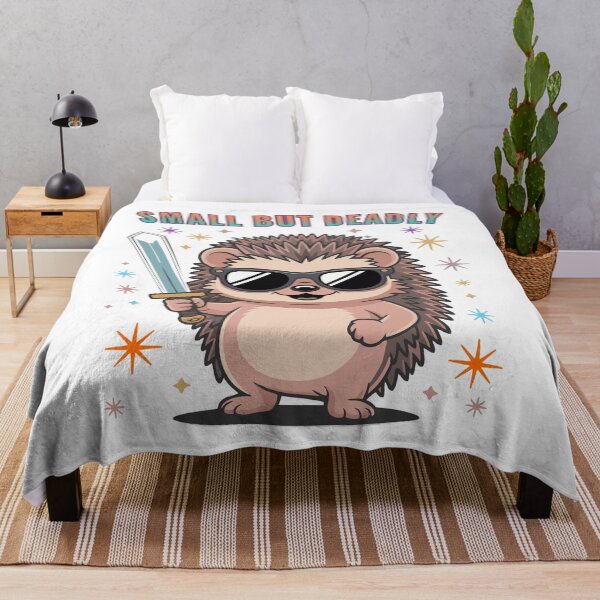 Item preview, Small, deadly and dangerous kawaii of a baby hedgehog designed and sold by Mahilis.