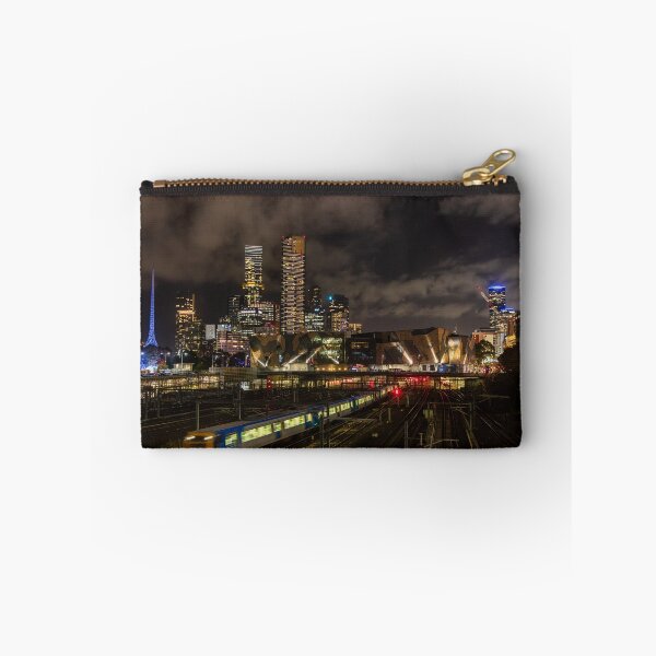 Item preview, Melbourne Skyline at Night, Flinders St designed and sold by Chris Cobern.