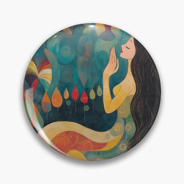 Item preview, A modernist design of a mermaid in folk style. designed and sold by HEMRO.