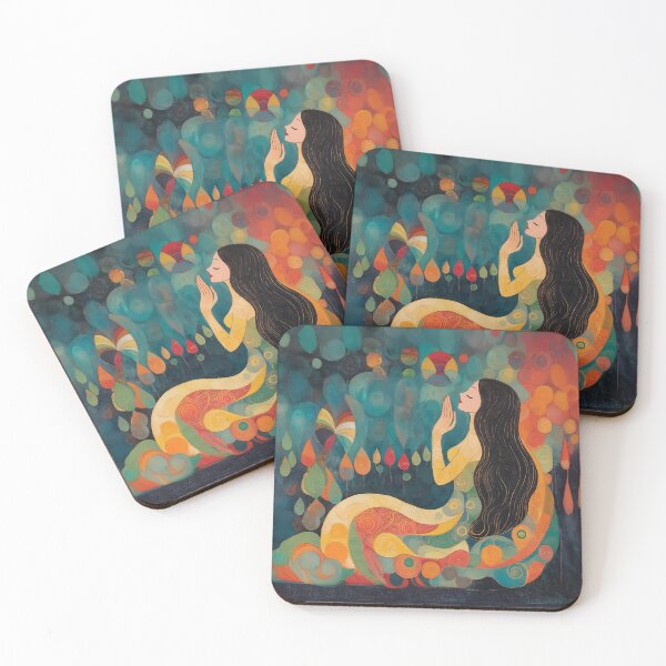 Item preview, A modernist design of a mermaid in folk style. designed and sold by HEMRO.
