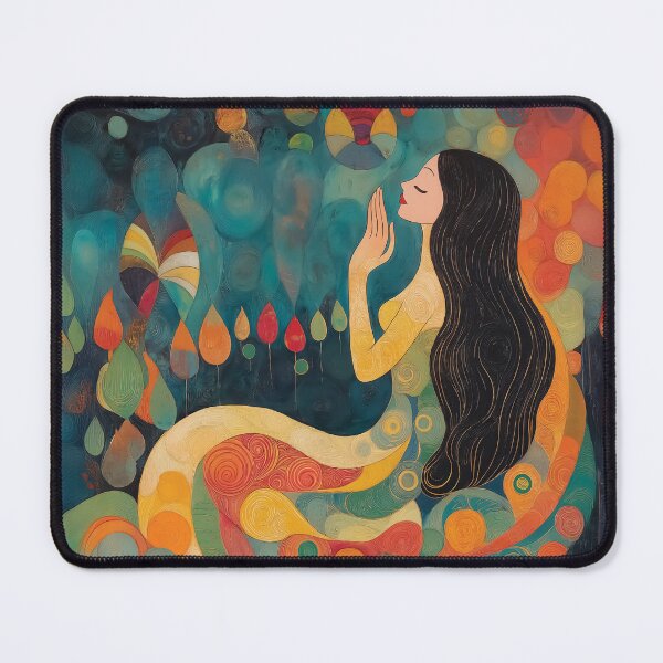 Item preview, A modernist design of a mermaid in folk style. designed and sold by HEMRO.