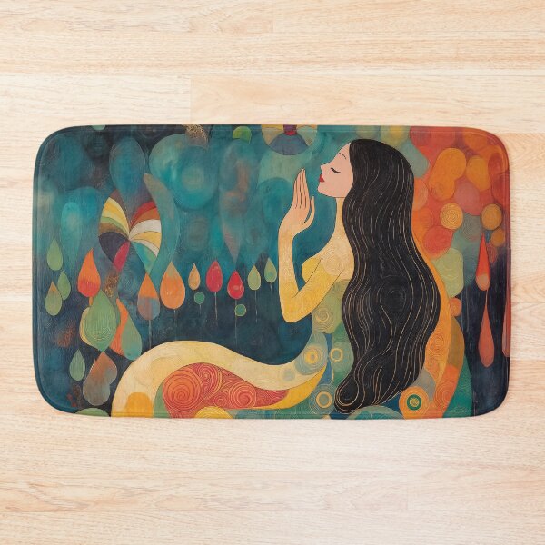 Item preview, A modernist design of a mermaid in folk style. designed and sold by HEMRO.