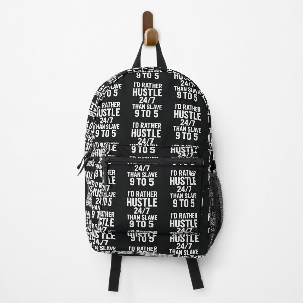 Item preview, Hustle 24/7 Motivational Quote for Entrepreneurs designed and sold by Amr Siam.