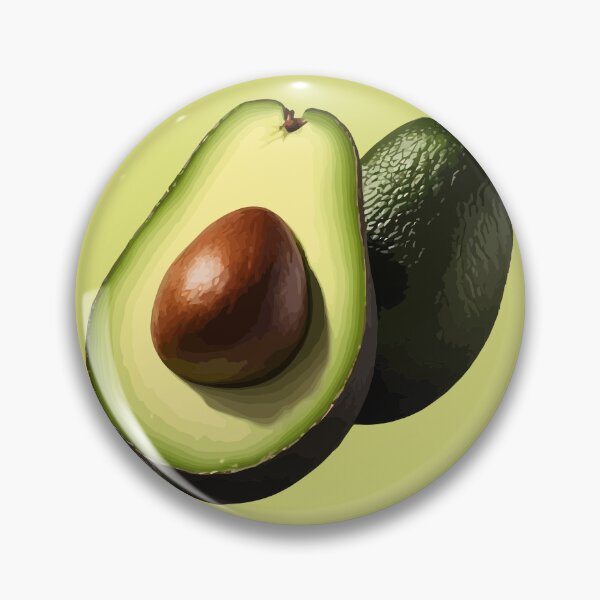 Item preview, Avocado Halved Vector Illustration designed and sold by taiche.