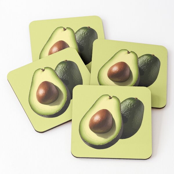 Item preview, Avocado Halved Vector Illustration designed and sold by taiche.