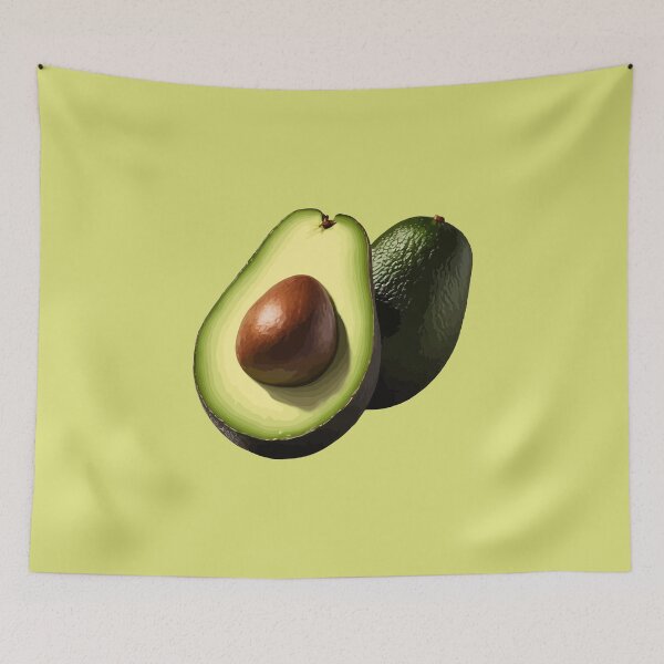 Item preview, Avocado Halved Vector Illustration designed and sold by taiche.