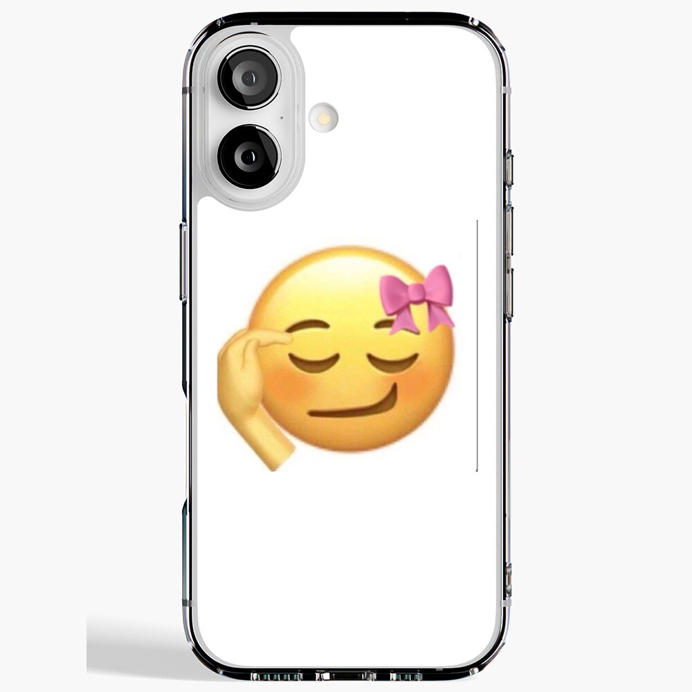 Emoji Meme Debby Ryan Face  iPhone Case