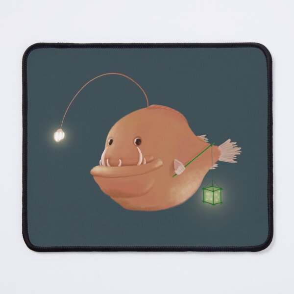 Item preview, An Anglerfish Holding A Lantern designed and sold by Pudding Imagines.