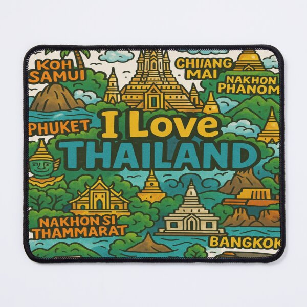Item preview, Around Thailand” T-Shirt – Iconic Thai Cities & Islands | I ♥ THAILAND Design by MODTHAI designed and sold by Modthai.