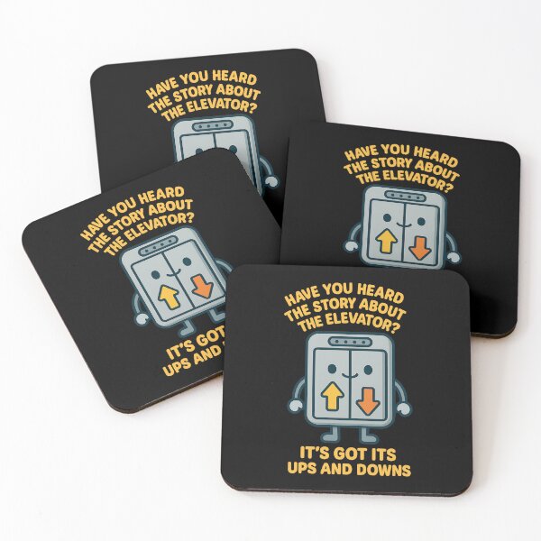 Item preview, Funny Elevator Pun Shirt – “It’s Got Its Ups and Downs” Kawaii Design designed and sold by TeeTimeTreasure.