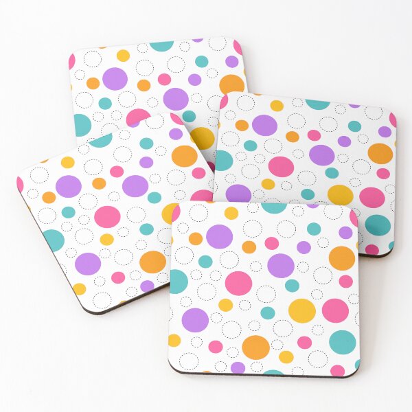 Item preview, Retro Colourful Polka Dots designed and sold by CJ Creations.