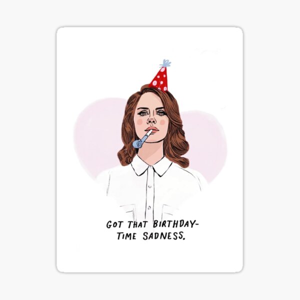 Item preview, Birthday time sadness designed and sold by YChangShop.