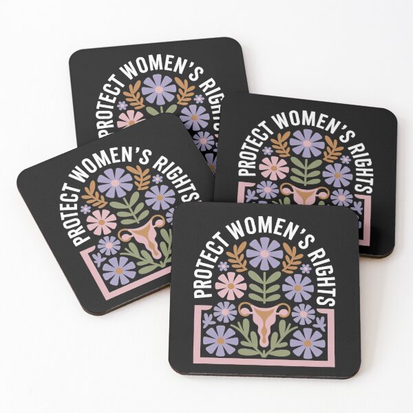 Item preview, Protect Women’s Rights Feminist Uterus Flower designed and sold by catthemedic.